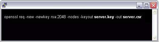 opneSSL Server Key